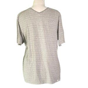 UNIONBAY Light Gray Short Sleeve V-Neck Tee